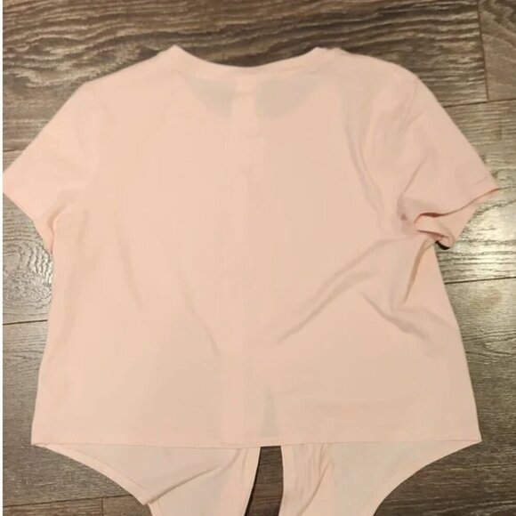 Lululemon Time To Restore Short Sleeve Shirt Pink Mist size 6 - Picture 5 of 7